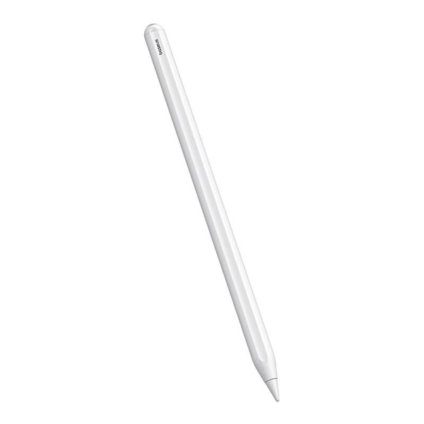 Aktiv, multifunktionell penna Baseus Smooth Writing Series med trådlös laddning, USB-C (Vit)