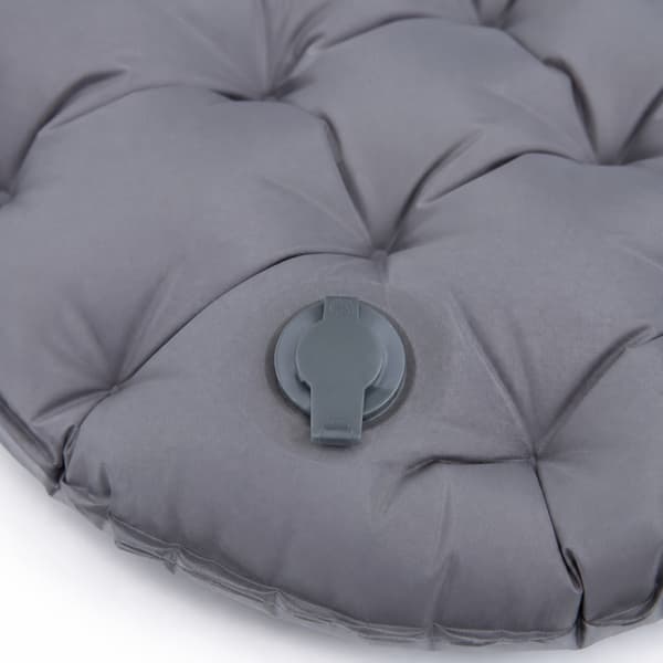 Uppblåsbart campingunderlag i nylon TPU, 193 x 56 x 7 cm Grey Grey