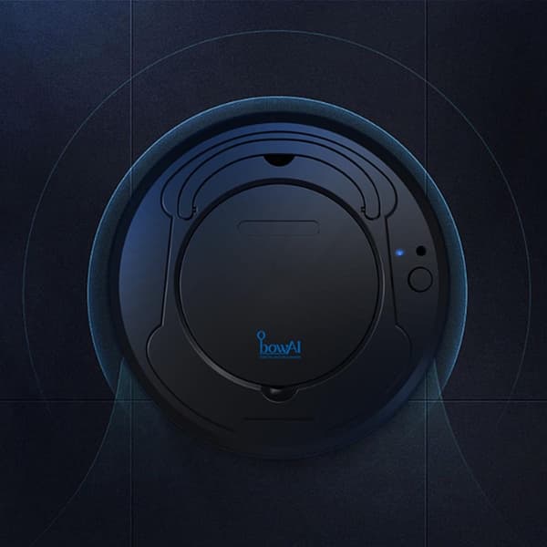 Smart 3-i-1 Robotdammsugare - Sopning, Moppning & Dammsugning för Hårda Golv Black Black