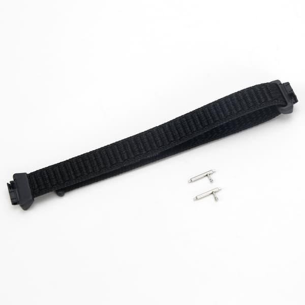 Nylon Loop Hook and Loop Rem Kompatibel med Fitbit Inspire 3 - Fås i Flere Farver Black Black