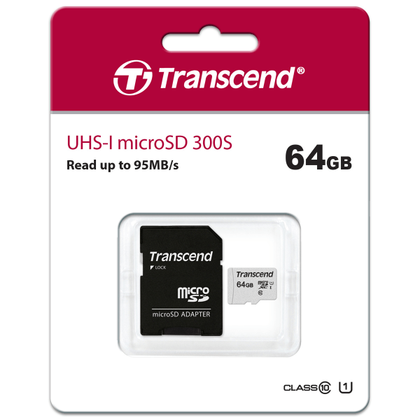 microSDXC  64GB U1 (R95/W25)