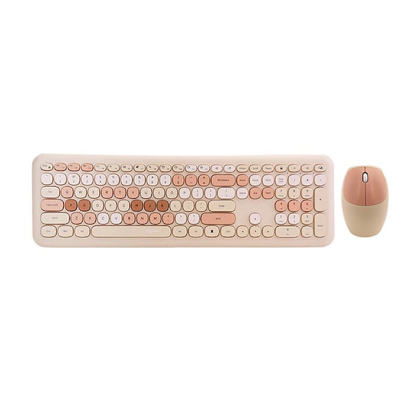 Trådlöst tangentbord + mus set MOFII 666 2.4G (beige)