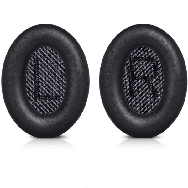 INF Korvatyynyt Bose QC35 I/II, QC25, QC15, QC 2 AE 2, AE 2i, AE 2w, SoundTrue, SoundLink Musta