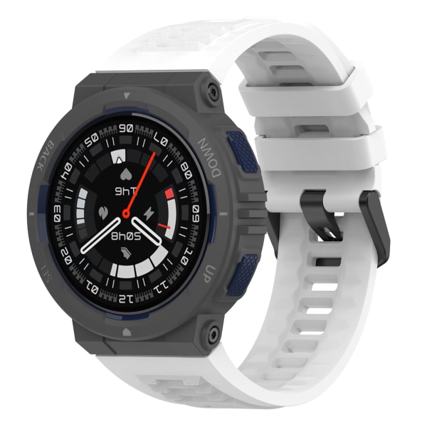 Silikoniranneke Amazfit Active Edge A2212:lle Valkoinen