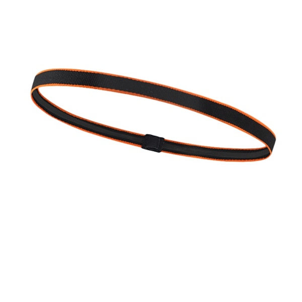 Hög Elasticitet Anti-Slip Svettabsorberande Sportpannband Svart