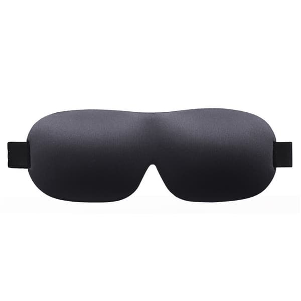 Silmälaput - Valoa estävät unimaskit 3D-muotoillulla muotoilulla Grey Grey
