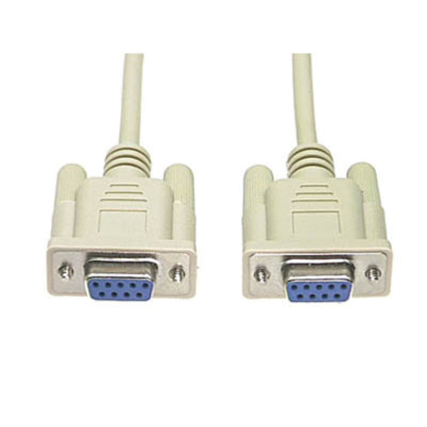 Modem cable DB9 female-female 2m