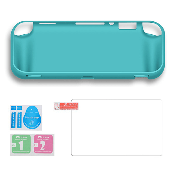 Switch Lite/Mini TPU-etui og hærdet glas skærmbeskytter Grøn
