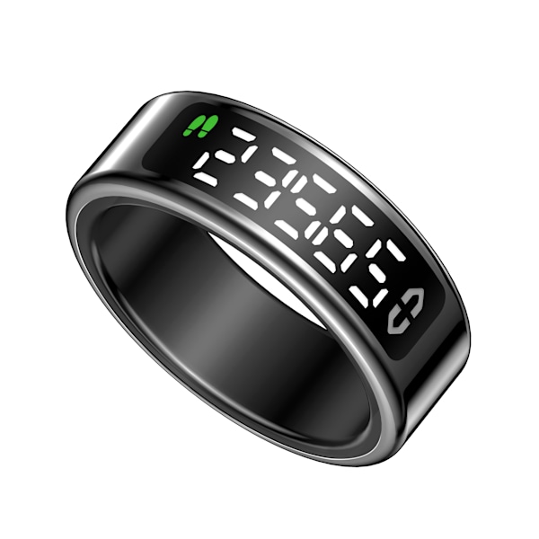Smart Ring Svart med Hälsoövervakning 13
