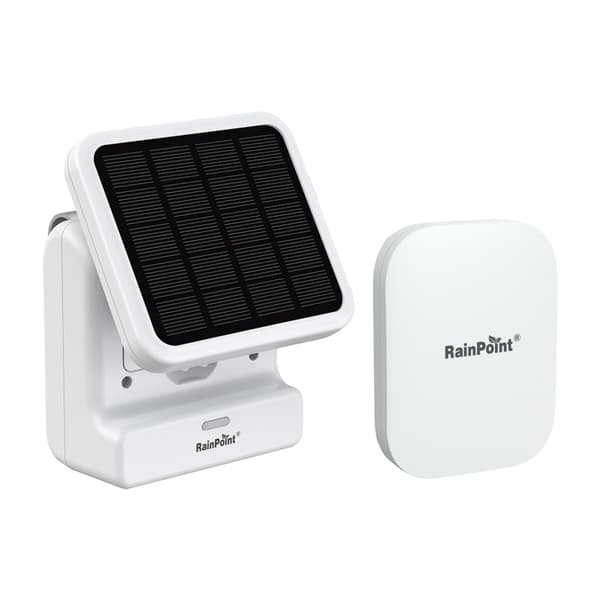 Smart solcellsvattenpumpsats med Gateway RainPoint-app