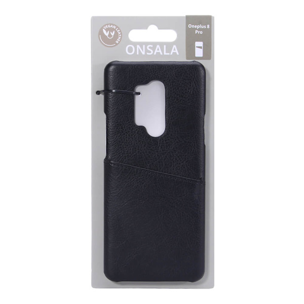 Mobilskal Oneplus 8 Pro Kortfack Svart