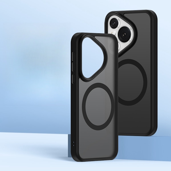 Magnetisk mobiltaske til Huawei Pura Series Huawei Pura 70 Sort