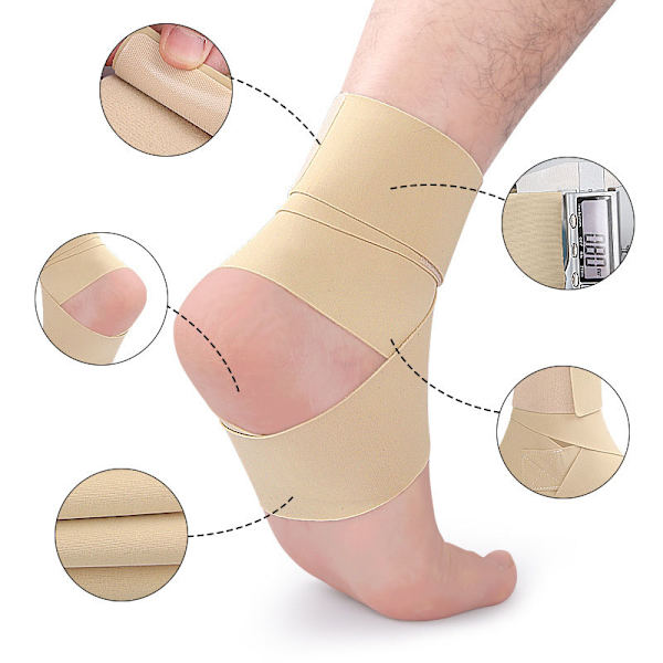 Tunna sportfotledsstöd Fotledslinda Beige L