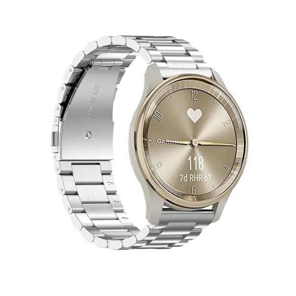 Garmin Move Trend Three Steel Belt -kellonauha Garmin Move Trend Hopea