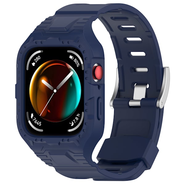 Huawei Watch Fit 3 -kellon ranneke ja suojakuori Sininen