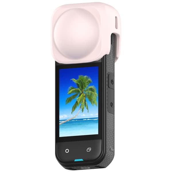 Linsebeskyttelse til Insta360 X5 og X4 Pink Pink