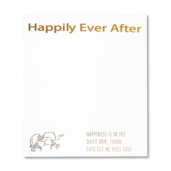 Tyylikäs vedenpitävä kukkainen käärepaperi - 20 arkkia Happily Ever After Kulta