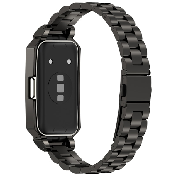 Rustfrit stålrem til Huawei Band 10/9/8 Silver Silver