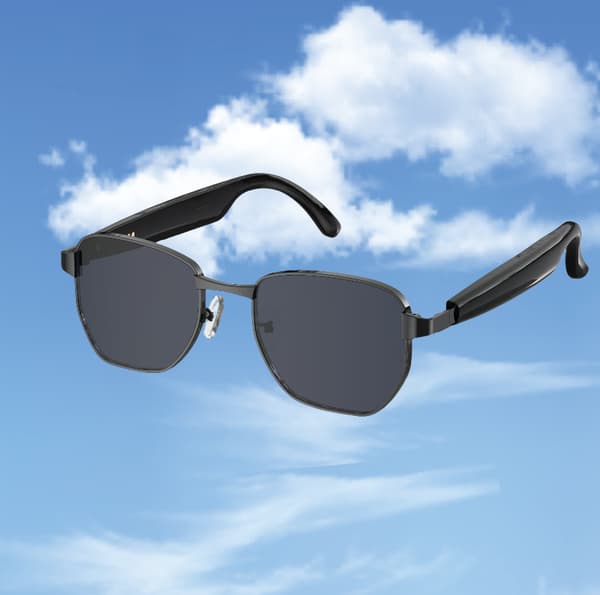 Smarta Bluetooth-glasögon - Ljud- och visuell upplevelse Grey Grey