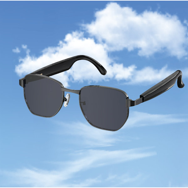 Smarte Bluetooth-briller - Audio- og visuel oplevelse Grey Grey