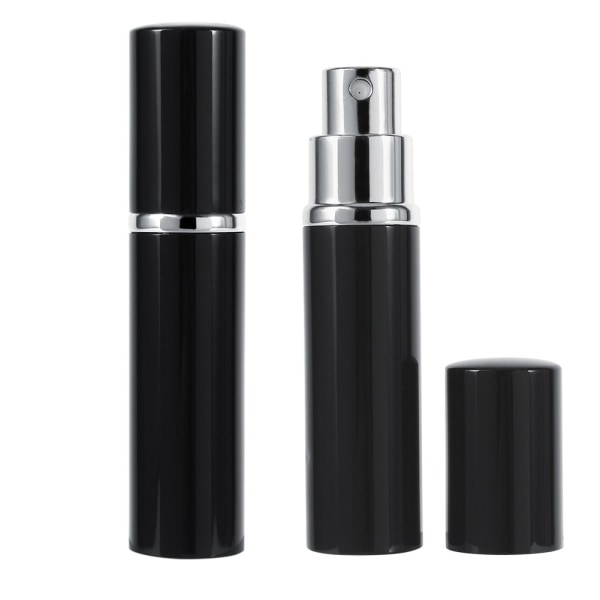 Refill-sprayflaska för Parfym 2-pack Svart 5 ml