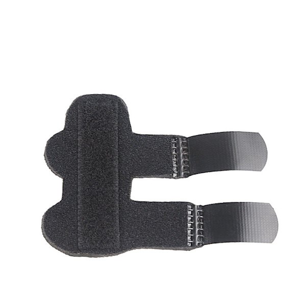 INF Fingerstøtte / fingerskinne med velcro Sort