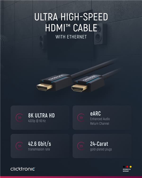 Ultrahøj hastighed HDMI™-kabel
