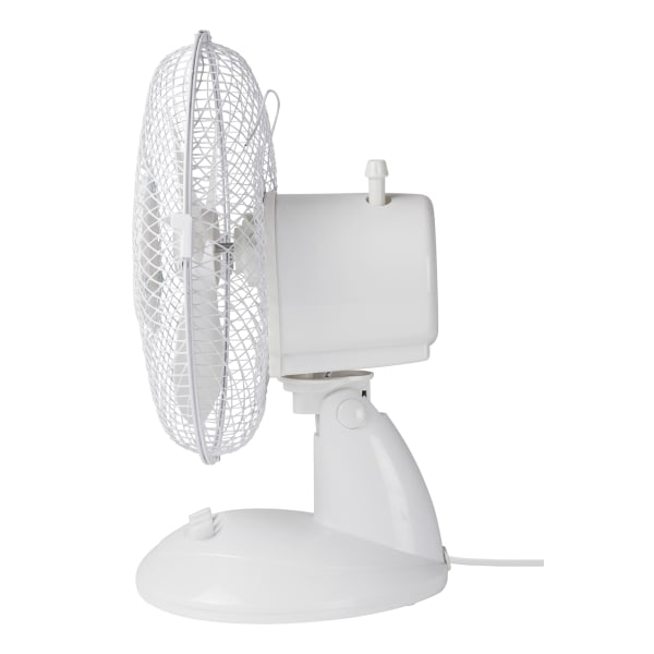 nordichome Desk Fan, 230mm, two speed setting, 20W, tiltable, wh