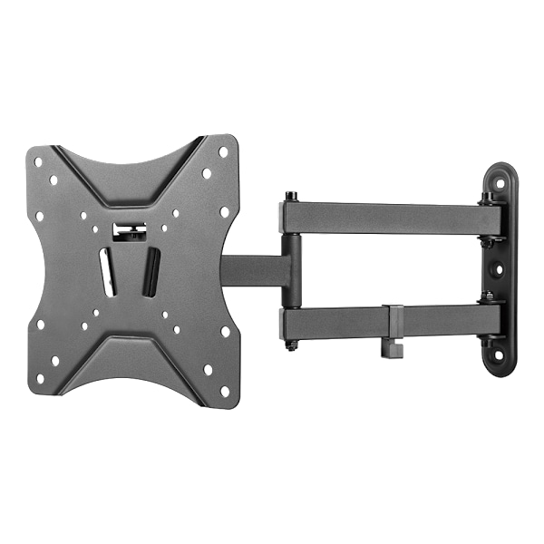 OFFICE Fullmotion wall Mount tilt swivel 23"42" 25 kg musta