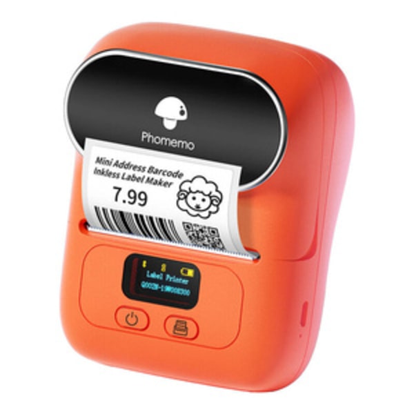 Phomemo M110 bärbar etikettskrivare (orange)