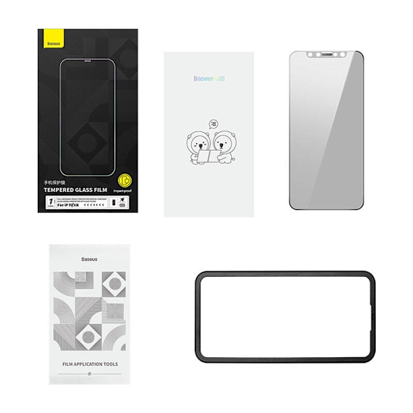 Karkaistu lasi 0,3 mm Baseus iPhone 11/XR:lle