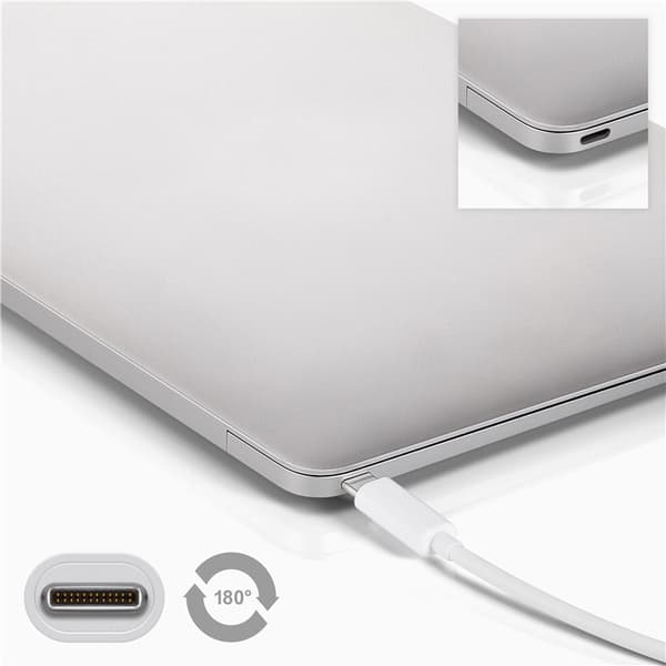 USB-C™-kabel, 0,5 m, hvid