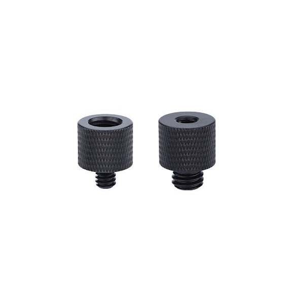 Kamerastativ med skrueadapter 1/4" til 3/8", 6-delt Sort