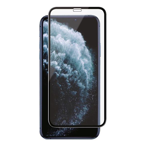 iPhone XS Max/11 Pro Max, Full-Fit Silicate Glass, black