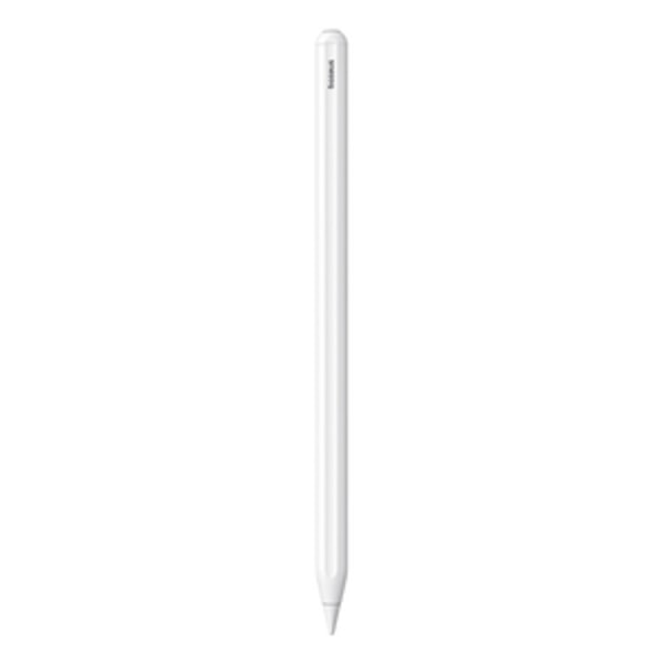 Aktiv, multifunktionell penna Baseus Smooth Writing Series med trådlös laddning, USB-C (Vit)