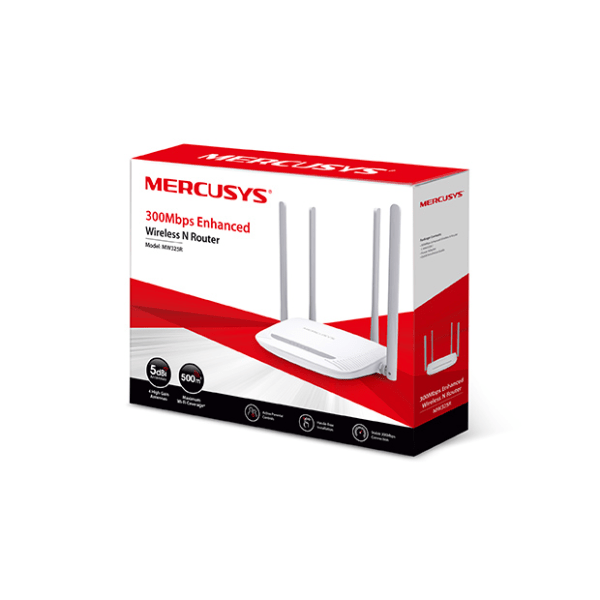 Mercusys Enhanced Wireless N Router MW325R 802.11n, 300 Mbit/s,