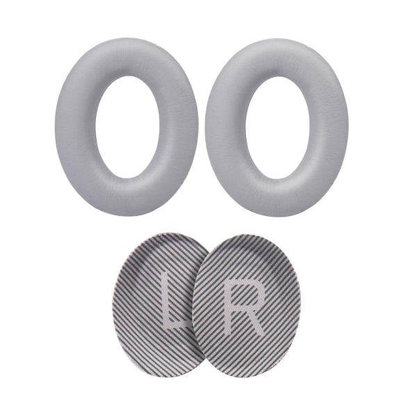 INF Öronkuddar för Bose QC35 I/II, QC25, QC15, QC 2 AE 2, AE 2i, AE 2w, SoundTrue, SoundLink Grå