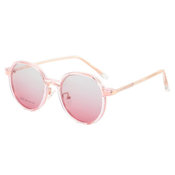 Snygga solglasögonlinser med ram Pink Pink