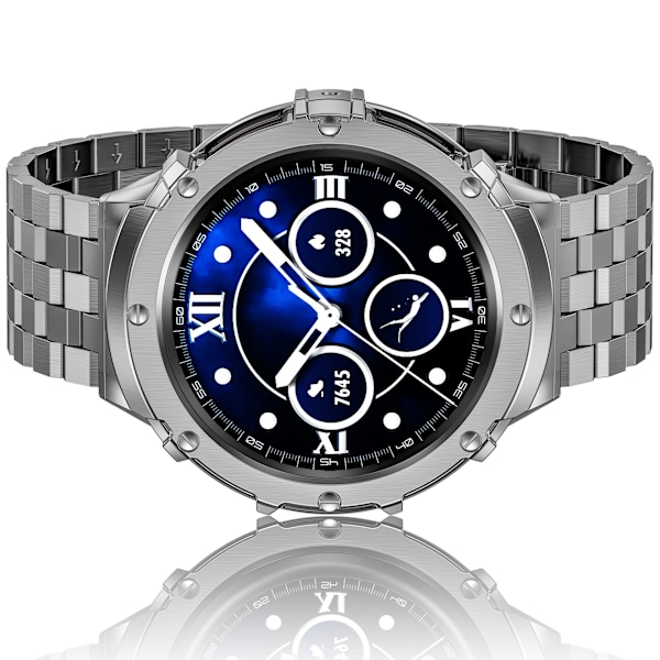 Klockarmband i rostfritt stål för Samsung Watch 5 Pro Grå