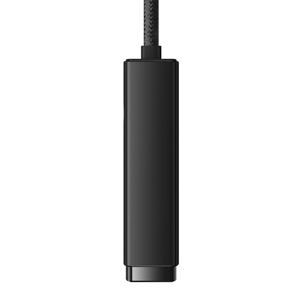 Baseus Lite Series USB till RJ45 nätverksadapter, 100 Mbps (svart)