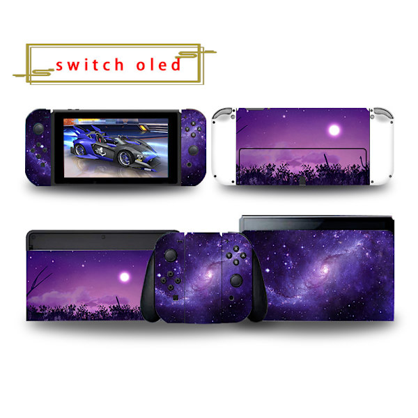 Nintendo Switch OLED-skin Lilla