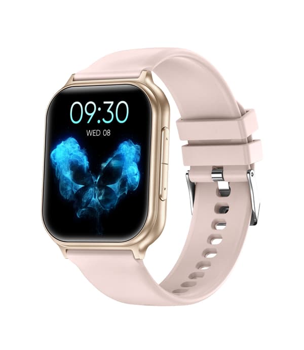 Multifunktionell Smartwatch med Hälsoövervakning och Bluetooth-Samtalsstöd, kompatibelt med Android och iOS Pink Pink