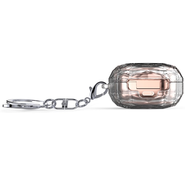 Diamond Pattern Skyddsfodral för Galaxy Buds Live/2/Pro/FE Svart Transparent