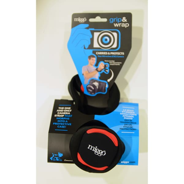 mera Wrap/Grip 30 Spejlløs Sort/Rød
