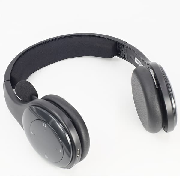 2 stk. sorte perforerede proteinlæder udskiftnings ørepuder kompatible med Logitech H800 trådløse headset