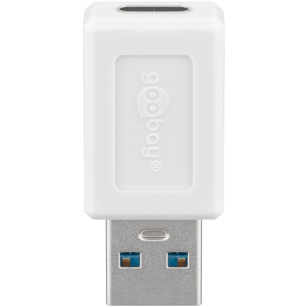 USB 3.0 SuperSpeed ​​USB-A till USB-C™-adapter, vit