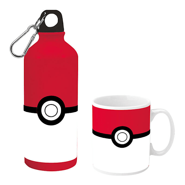 Muki ja vesipullo Pokemon KiDS -lisenssi