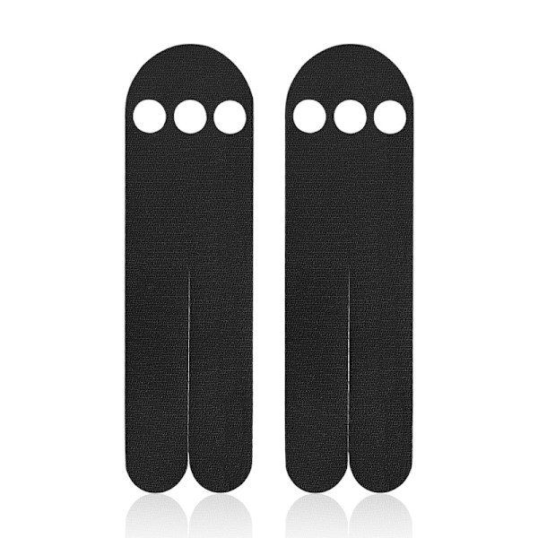 Precut Sports Tape Åndbar Sports Athletic Tape 2-par Sort