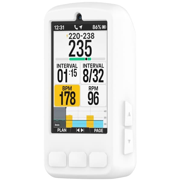 Silikonebeskyttelsesetui til Wahoo ELEMNT ROAM V3 / ROAM3 - Optimal beskyttelse og stil White White