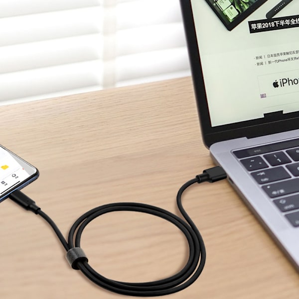 USB-C-kabel - 10 Gbps dataoverførsel og 60 W hurtig opladning M